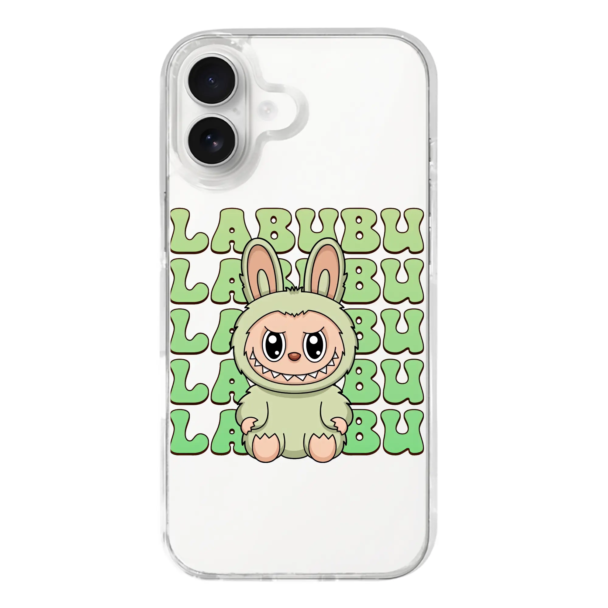 ラブブ グッズ ラブブ - iPhone 17シリーズ 透明スマホケース – 薄型・耐衝撃・精密フィット保護カバー